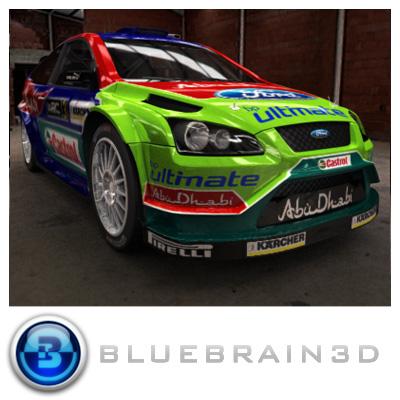 3D Model of 2008 Racing - Subaru Impreza WRC - 3D Render 0